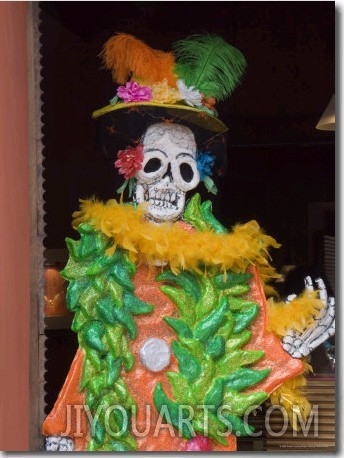 Day of the Dead Decoration, Oaxaca City, Oaxaca, Mexico, North America