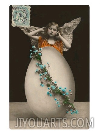 Cherub with Egg