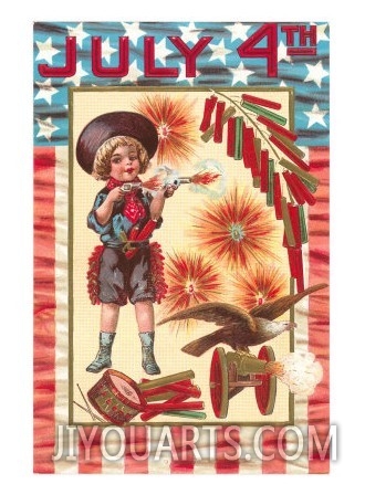 4th of July, Child with Pistols