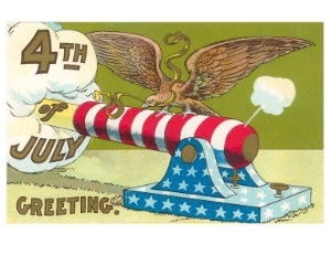 4th of July, Eagle on Cannon