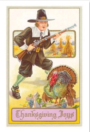 Joys, Pilgrim with Musket and Turkey