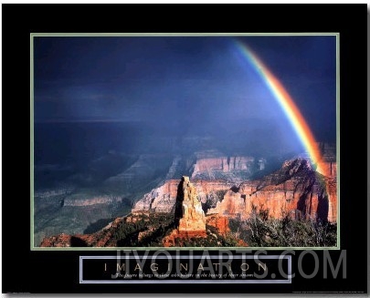 Mountain with Rainbow