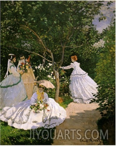 Women in the Garden, 1867