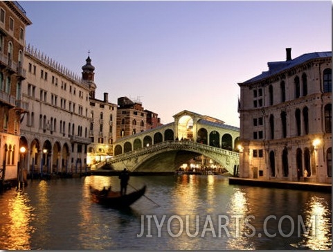 Rialto Bridge, Grand Canal, Venice, Italy