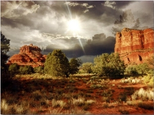 Bell Rock and Courthouse Butte, Sedona, Arizona, USA