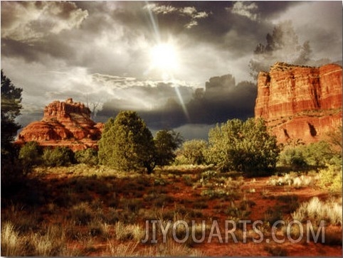 Bell Rock and Courthouse Butte, Sedona, Arizona, USA