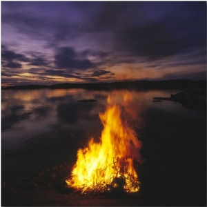 Fire on the Beach, Bohuslan, Sweden