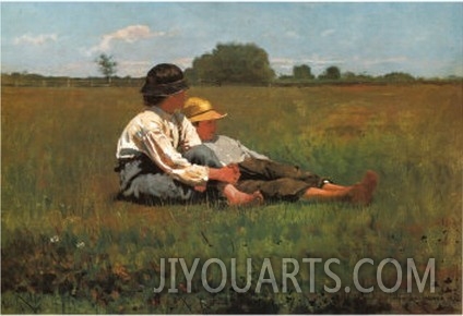 Boys in a Pasture, 1874