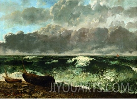 Stormy Sea (The Wave), 1870