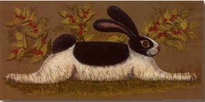 Green Folk Bunny