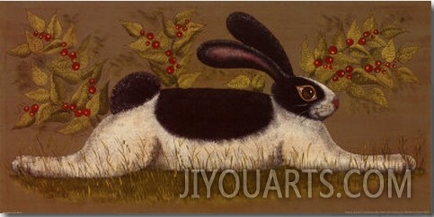 Green Folk Bunny