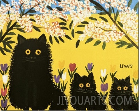 Three Black Cats