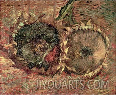 Two Cut Sunflowers, c.1887