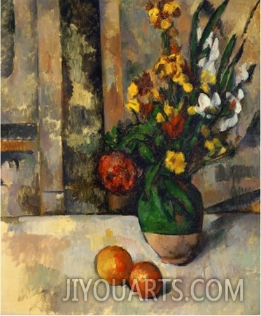 Vase and Apples