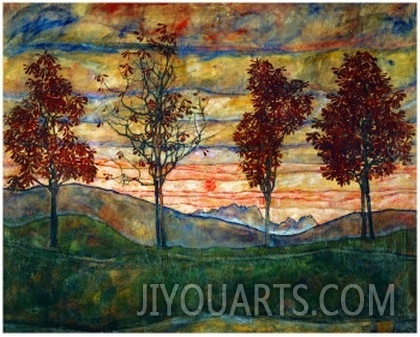 Four Trees, 1917