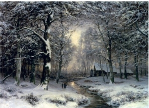 Wooded Winter Landscape, c.1899