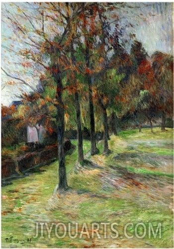 Road in Rouen, II, 1885