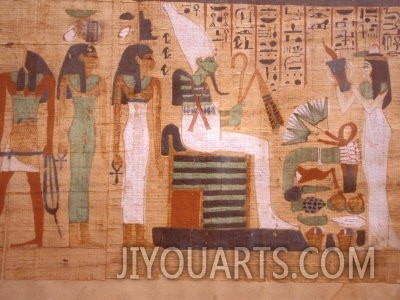 Ancient Papyrus, Cairo Museum of Egyptian Antiquities, Cairo, Egypt