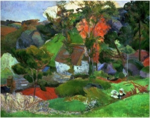 Landscape in Pont Aven, France