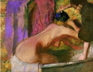 Woman at Her Bath, circa 1895