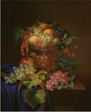 Still Life with Fruit. Forster, 1870