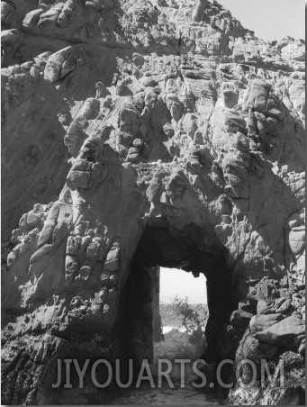 Beach Cave with Water Flooding Through