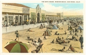 Bath House, Mission Beach, San Diego, California