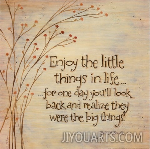 Enjoy The Little Things