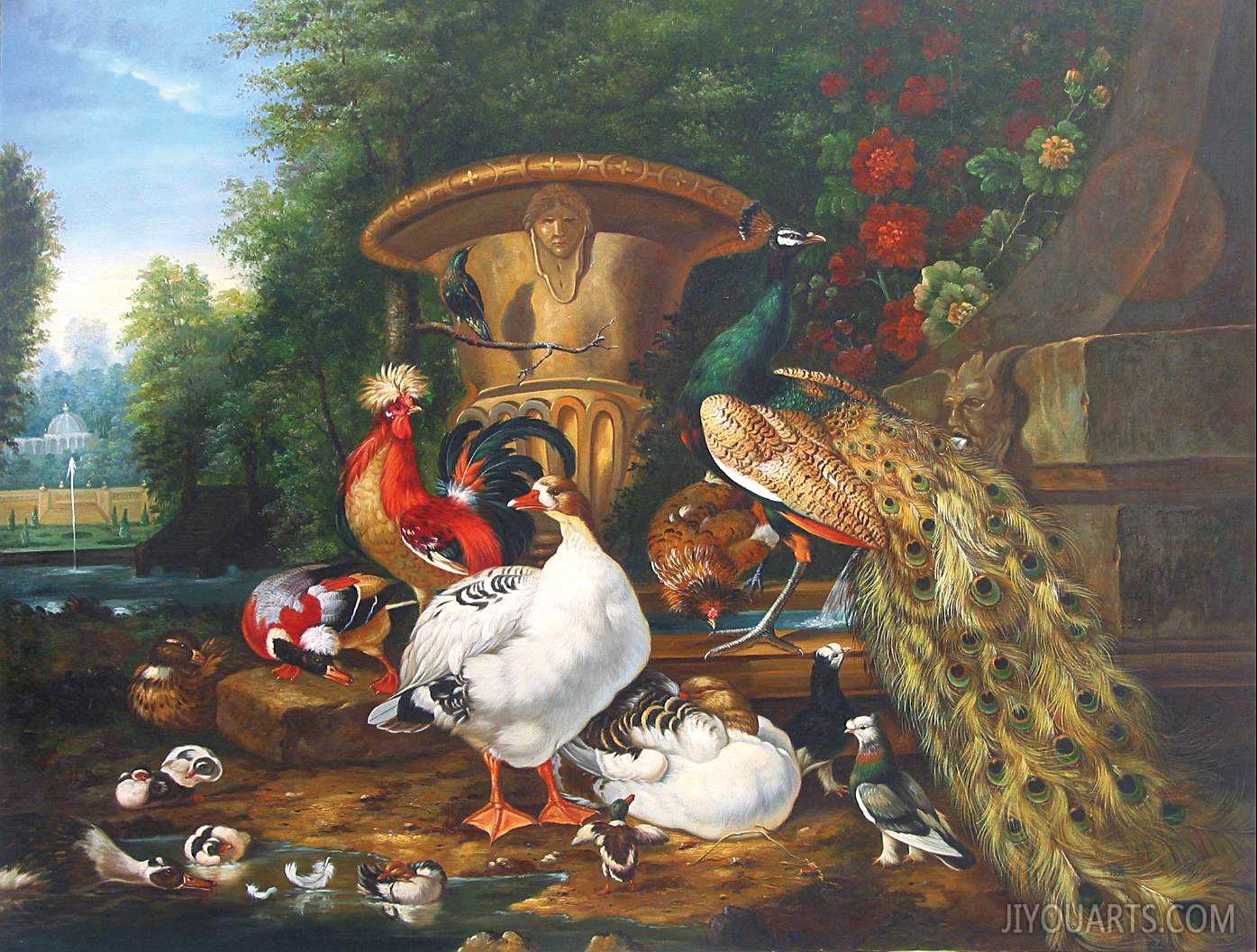 Animal Oil Painting 100% Handmade Museum Quality0001