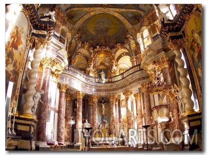 Hofkirche Chapel in the Residenz Palace, Baroque, Wurzburg, Germany