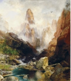 Mist in Kanab Canyon, Utah, 1892