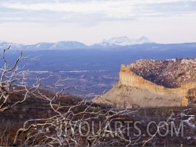 Montezuma Valley Outlook, Mesa Verde National Park, Colorado, USA