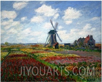 A Field of Tulips in Holland, 1886