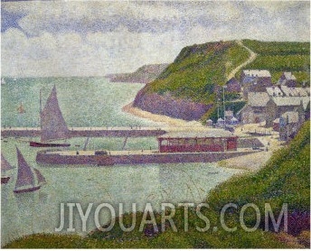 Harbour at Port En Bessin at High Tide, 1888