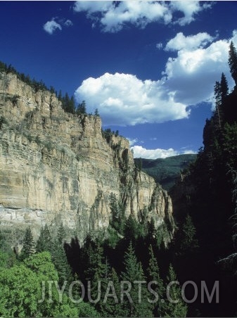 Mountain Cliff from Glenwood Canyon, CO