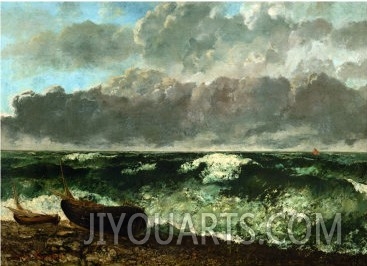 Stormy Sea (The Wave), 1870