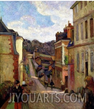 A Suburban Street, 1884