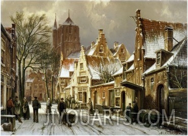 A Winter Street Scene