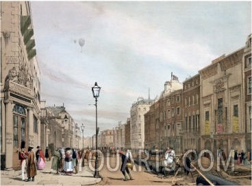 Piccadilly from the Corner of Old Bond Street, from  London as it Is