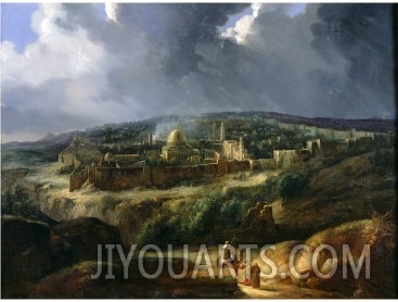 View of Jerusalem from the Valley of Jehoshaphat, 1825