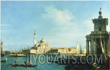 View of Venice from the Punta della Dogana towards San Giorgio Maggiore