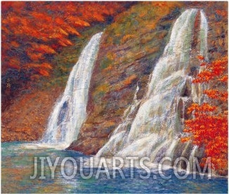 Waterfall at Mt. Tai Ping in Autumn