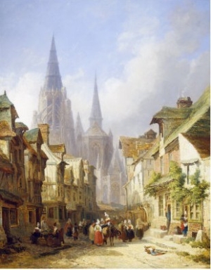 Street Market, Rouen