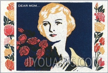 Dear Mom, Lady with Roses