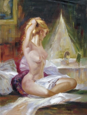 Nude Oil Painting 100% Handmade Museum Quality 0014