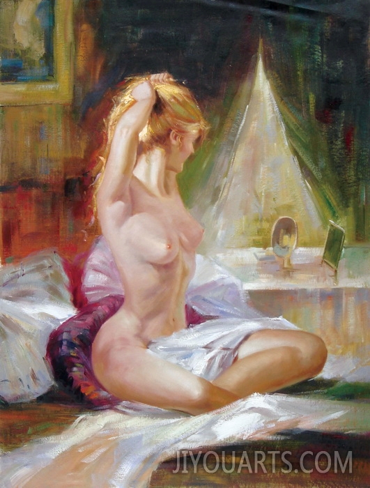 Nude Oil Painting 100% Handmade Museum Quality 0014