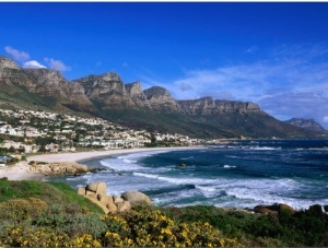 Beach at Camps Bay, Cape Town, South Africa