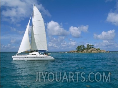 Catamaran, Island of Praslin, Seychelles, Indian Ocean, Africa