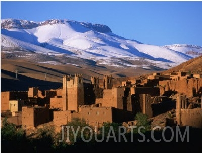 Village of Ait Arbi and Mountains, Dades Gorge, Morocco