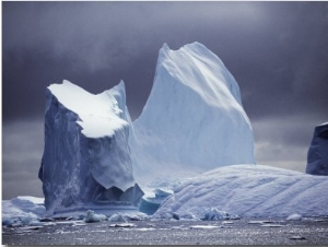 Grandidier Channel, Pleneau Island, Grounded Iceberg, Antarctica